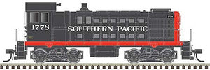 Atlas Model Railroad 10003394 HO Scale Alco S2 - Standard DC - Master(R) Silver -- Southern Pacific 1780 (gray, red)