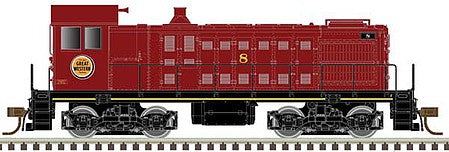 Atlas Model Railroad 10003398 HO Scale Alco S2 - LokSound and DCC - Master(R) Gold -- Chicago Great Western 8 (maroon, Lucky Strike Logo)