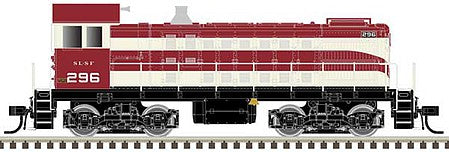 Atlas Model Railroad 10003402 HO Scale Alco S2 - LokSound and DCC - Master(R) Gold -- St. Louis-San Francisco 296 (Ex-NEO, red, white)