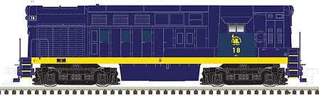 Atlas Model Railroad 10003533 HO Scale FM H16-44 - LokSound and DCC - Master Gold(R) -- Central Railroad of New Jersey 18 (blue, yellow)