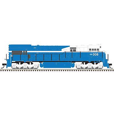 Atlas Model Railroad 10003587 HO Scale GE U30C Low Nose - LokSound and DCC - Master(R) Gold -- Detroit Edison 011 (blue, white)
