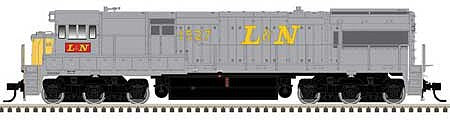 Atlas Model Railroad 10003664 HO Scale GE U28C - Standard DC - Master(R) Silver -- Louisville & Nashville 1526 (gray, yellow)