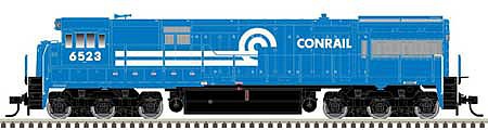 Atlas Model Railroad 10003686 HO Scale GE U28C - LokSound and DCC - Master(R) Gold -- Conrail 6530 (blue, white)