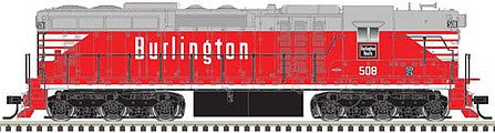 Atlas Model Railroad 10003729 HO Scale EMD SD24 High Nose - Standard DC - Master(TM) Silver -- Chicago, Burlington & Quincy 515 (red, gray, white)