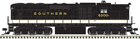 Atlas Model Railroad 10003758 HO Scale EMD SD24 High Nose - LokSound and DCC - Master(TM) Gold -- Southern Railway 6300W (black, white)