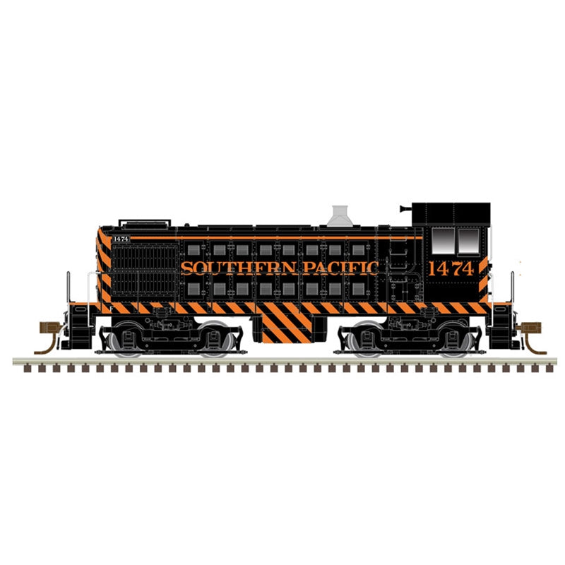 Atlas Model Railroad 10003840 HO Scale Alco S4 - LokSound and DCC - Master(R) Gold -- Southern Pacific 1477 (black, orange)