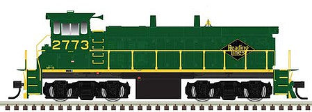 Atlas Model Railroad 10003856 HO Scale EMD MP15DC - Standard DC - Master(R) Silver -- Reading 2779 (dark green, yellow)