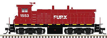Atlas Model Railroad 10003863 HO Scale EMD MP15DC - with Ditch Lights - LokSound and DCC - Master(R) Gold -- FURX 1553 (red, black)