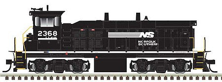 Atlas Model Railroad 10003872 HO Scale EMD MP15DC - with Ditch Lights - LokSound and DCC - Master(R) Gold -- Norfolk Southern 2372 (black, white)
