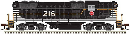 Atlas Model Railroad 10003936 HO Scale EMD GP7 - Standard DC - Classic(R) Silver -- Missouri Pacific 209 (Ex-C&EI, black, white, MP Buzz Saw Logo)