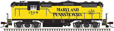 Atlas Model Railroad 10003956 HO Scale EMD GP7 - ESU Sound and DCC - Classic(R) Gold -- Maryland & Pennsylvania 1506 (yellow, black)