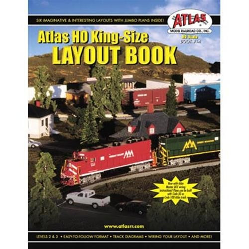 Atlas Model Railroad 14 HO King-Size Plan Book    