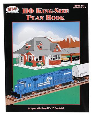 Atlas Model Railroad 14 HO Scale Atlas HO King-Size Layout Book