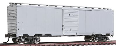 Atlas Model Railroad 20000913 HO Scale Master(TM) 1932 ARA 40' Steel Boxcar - Ready to Run -- Undecorated Style #5 Long Tab Body, 11-Panel Flat Rivet Roof, 4/4 Drednaught
