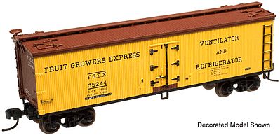 Atlas Model Railroad 20001465 HO Scale 40' Wood Reefer - Ready to Run - Master(R) -- Undecorated