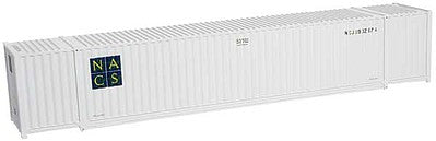 Atlas Model Railroad 20004622 HO Scale Jindo 53' Cargo Container 3-Pack - Assembled - Master(R) -- NACS Set 3 (white, blue)