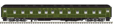 Atlas Model Railroad 20005091 HO Scale Pullman 6-3 Sleeper - Ready to Run -- Pullman "Goethe" (Pullman Green, black)