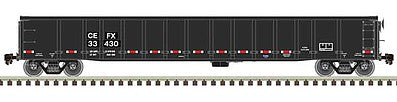 Atlas Model Railroad 20005117 HO Scale Thrall 2743 Gondola - Ready to Run - Master(R) -- CIT Group - Capital Finance CEFX 33472 (Ex-CP, black, white, red)