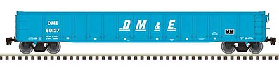 Atlas Model Railroad 20005122 HO Scale Thrall 2743 Gondola - Ready to Run - Master(R) -- Dakota, Minnesota & Eastern 80152 (blue, white)