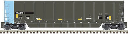 Atlas Model Railroad 20005168 HO Scale Coalveyor Bathtub Gondola - Ready to Run - Master(R) -- Wilmot Transportation #845 (black, blue; White & Yellow Conspicuity Marks)