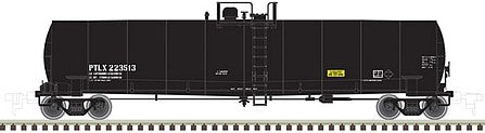 Atlas Model Railroad 20005585 HO Scale ACF 23,500 Gallon Tank Car - Ready to Run -- Pullman Transport Leasing PTLX #223410 (black)