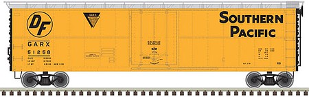 Atlas Model Railroad 20005788 HO Scale GARX Insulated 50' Boxcar (Reefer) - Ready to Run - Master(R) -- Southern Pacific 51281 (yellow, black)