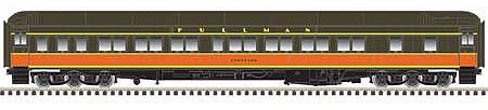 Atlas Model Railroad 20005980 HO Scale Pullman Heavyweight 8-1-2 Sleeper - Ready to Run - Master(R) -- Pullman "John McLoughlin" (IC, brown, orange, yellow)