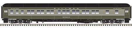 Atlas Model Railroad 20005983 HO Scale Pullman Heavyweight 8-1-2 Sleeper - Ready to Run - Master(R) -- Pullman "Centdoya" (NYC, 2-Tone Gray)