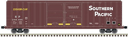 Atlas Model Railroad 20006303 HO Scale FMC 5503 52' Double-Door Boxcar - Ready to Run - Master(R) -- Southern Pacific 246116 (Boxcar Red)