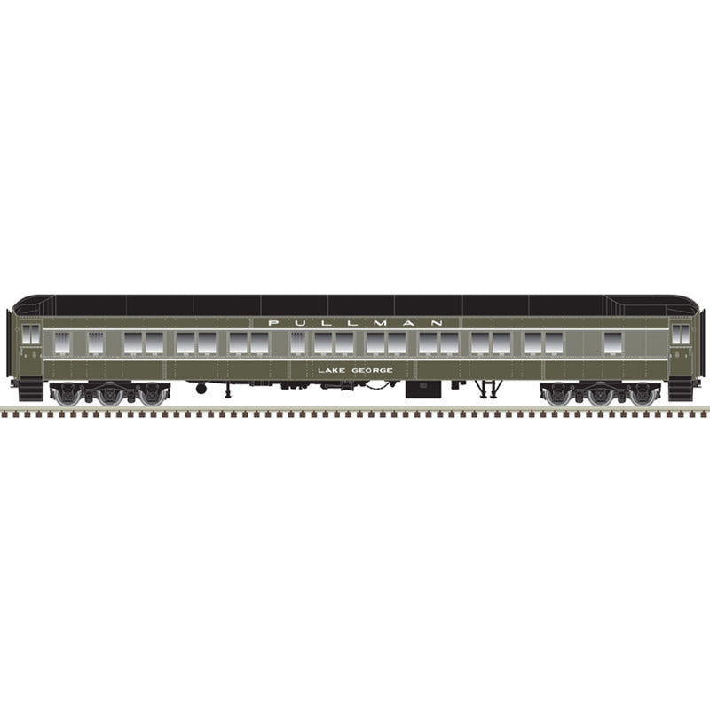 Atlas Model Railroad 20006416 HO Scale Pullman 10-1-2 Sleeper - Ready to Run - Master(R) -- Pullman 'Lake Bear' (Two-Tone gray)