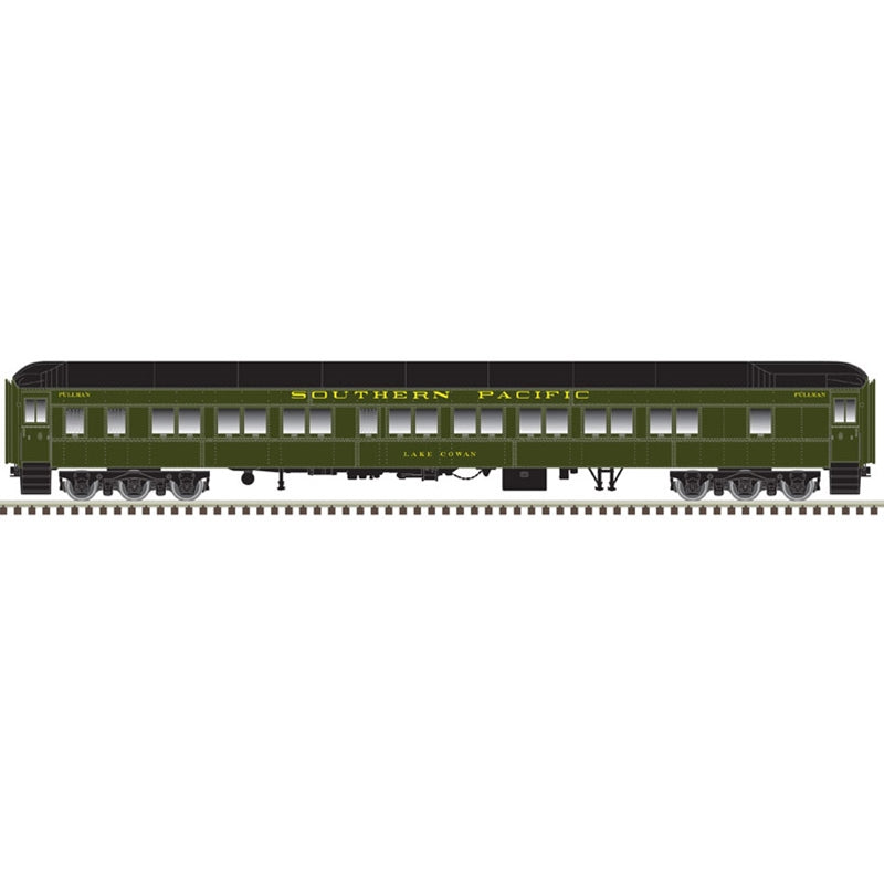 Atlas Model Railroad 20006427 HO Scale Pullman 10-1-2 Sleeper - Ready to Run - Master(R) -- Southern Pacific 'Lake Norris' (Pullman Green, black)