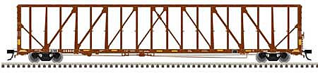 Atlas Model Railroad 20006475 HO Scale 73' Center-Partition (Centerbeam) Flatcar - Ready to Run - Master(R) -- Iowa Northern Railway IANR 26803 (Boxcar Red, white, yellow)