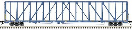 Atlas Model Railroad 20006482 HO Scale 73' Center-Partition (Centerbeam) Flatcar - Ready to Run - Master(R) -- First Union Rail NDYX 735931 (blue, white)