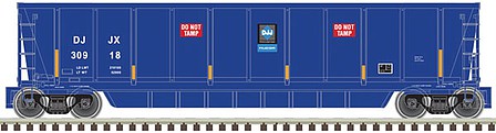 Atlas Model Railroad 20006690 HO Scale Coalveyor Bathtub Gondola - Ready to Run - Master(R) -- David J. Joseph 30940 (blue, white)