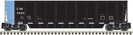 Atlas Model Railroad 20006697 HO Scale Coalveyor Bathtub Gondola - Ready to Run - Master(R) -- Chicago & Illinois Midland 3004 (black, blue)