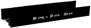 Atlas Model Railroad 2558 N Scale Decorated Code 80 Plate-Girder Bridge -- Nickel Plate Road (black, white)