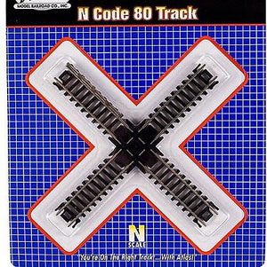 Atlas Model Railroad 2590 N Scale Code 80 to Code 65 True-Track Transition Track -- pkg(2)