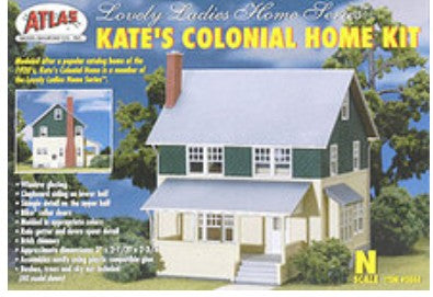 Atlas Model Railroad 2844 N Kate's Colonial Home Kit