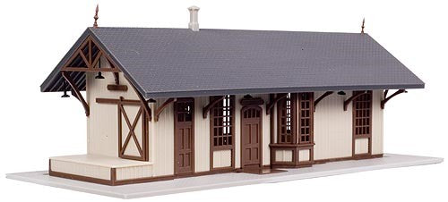 Atlas Model Railroad 2848 N 1872 Maywood Train Station Kit (Tan)