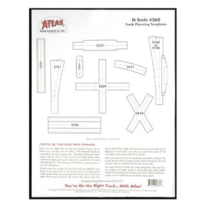 Atlas Model Railroad 360 N Track Planning Template