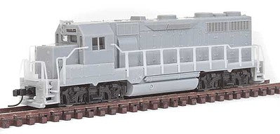 Atlas Model Railroad 40003137 N Scale EMD GP35 Phase 1B - Standard DC - Master(R) Silver -- Undecorated, With Dynamic Brakes