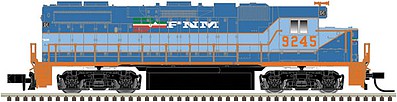 Atlas Model Railroad 40003618 N Scale EMD GP38-2 w/LokSound & DCC - Master(R) -- Ferrocarriles Nacionales de Mexico #9245 (2-Tone blue, orange, FNM Logo)