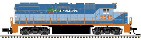 Atlas Model Railroad 40003620 N Scale EMD GP38-2 w/LokSound & DCC - Master(R) -- Ferrocarriles Nacionales de Mexico #9290 (2-Tone blue, orange, FNM Logo)