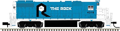 Atlas Model Railroad 40003634 N Scale EMD GP38-2 w/LokSound & DCC - Master(R) -- Rock Island #4319 (blue, white, black)