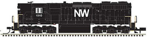 Atlas Model Railroad 40003726 N Scale EMD SD35 High Nose - Standard DC - Master(R) Silver -- Norfolk & Western #1574 (black, white; Large NW)