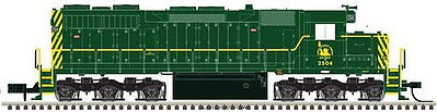 Atlas Model Railroad 40003728 N Scale EMD SD35 Low Nose - LokSound & DCC - Master(R) Gold -- Central Railroad of New Jersey 2505 (green, yellow)