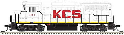 Atlas Model Railroad 40003770 N Scale EMD GP30 Phase 1 No Nose Headlight - LokSound & DCC -- Kansas City Southern 4103 (white, red, black)