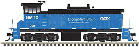 Atlas Model Railroad 40003816 N Scale EMD MP15DC - DCC - Master(R) -- GATX Leasing GMTX 221 (blue, black, white)