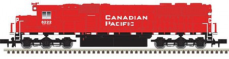 Atlas Model Railroad 40003946 N Scale EMD SD60 - Standard DC - Master Silver -- Canadian Pacific 6247 (red, black, white)