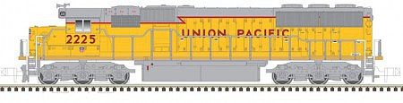 Atlas Model Railroad 40003982 N Scale EMD SD60 - ESU LokSound & DCC - Master Gold -- Union Pacific 2230 (Armour Yellow, gray, yellow Frame Stripe)